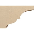 thumbnail image 3 of 8"W x 24"D x 16"H Classic Asheboro Rough Cedar Woodgrain TimberThane Corbel, Primed Tan, 3 of 6