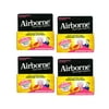 4 Pack - Airborne Immune Support Effervescent Tablets, Pink Grapefruit 10 Each