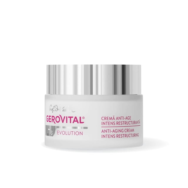 Crema Anti-envejecimiento GEROVITAL H3 EVOLUTION Superóxido Dismutasa 45+ Restructurante Intensiva