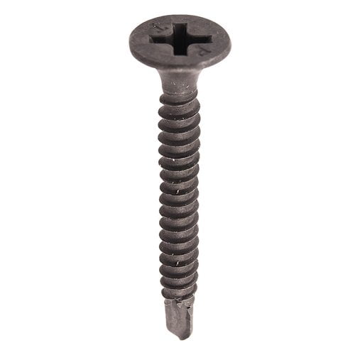 Grip Rite 114DWS8M 11/4" Black Fine Thread Drywall Screw with Bugle