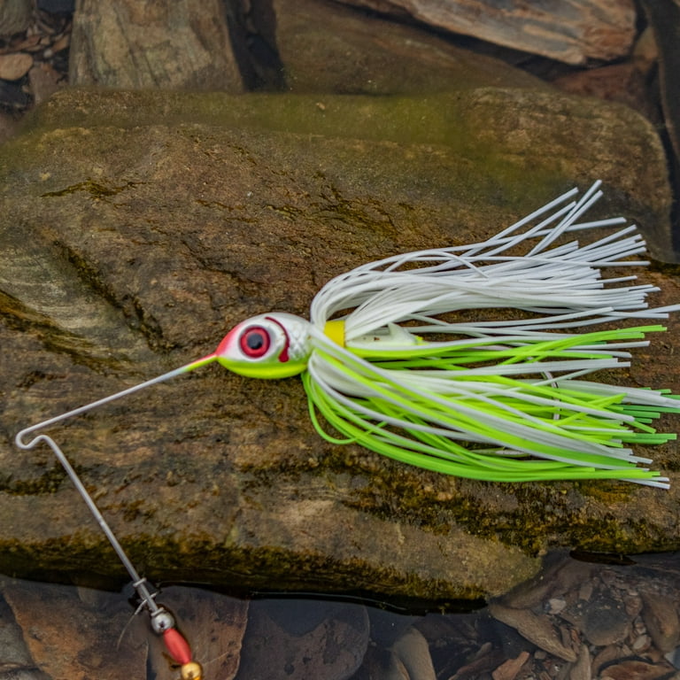 BOOYAH Double Colorado Blade - White/Chartreuse - 3/8 oz, Spinners &  Spinnerbaits -  Canada
