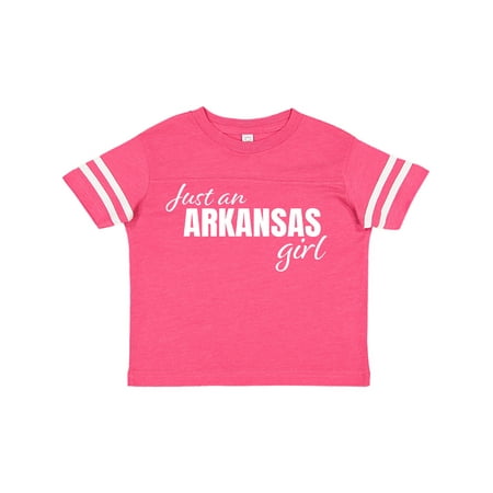 

Inktastic Just an Arkansas Girl Born and Raised Gift Toddler Toddler Girl T-Shirt