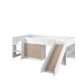 thumbnail image 3 of Cama individual Alterego TOBO, Madera y Blanco, 3 of 4