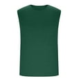 thumbnail image 3 of Mqqzkk Tank Top For Men T-Shirts Casual Basic Crew Neck Tshirts Sleeveless Tee Shirts Solid Color Bodybuilding Muscle Tees, 3 of 4