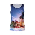 thumbnail image 4 of Lsque Lantern On Snow With Christmas Printed Workout Tank Tops for Women, Athletic Sports Tank Tops, Compression Sleeveless Dry Fit Shirts,Sleeveless Yoga Shirt-Small, 4 of 9