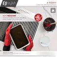 thumbnail image 4 of Stylish 20 ½" White Over the Sink Roll-up Drying Rack A-900WH, 4 of 11