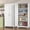 white, variant on Polup 75" Height Metal white Storage Cabinet, Modern Tall Steel Pantry Cupboard with 2 Doors and Adjustable Shelves for Kitchen Garage and Home