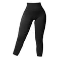 thumbnail image 3 of XDIAHBPL Leggings For Women Womens Pants Knitted Thread Peach Hip V Waist High Elastic Sports Running Fitness Pants, 3 of 5