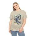 thumbnail image 5 of Engraved Flower Unisex Heavy Cotton Tee, 5 of 12
