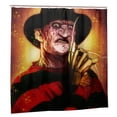 thumbnail image 2 of Horror Freddy Krueger Shower Curtain Sets, Funny Bathroom Shower Curtains, Waterproof Fabric for Bathroom Decor Bathtub with 12 Hooks 72x72in, 2 of 8