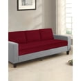 thumbnail image 2 of Pure Red Wine Couch Cushion Covers Stretch, Washable Sofa Seat Covers Individual Seat Cushion Sofa Slipcovers Simple Solid Color Couch Cover Furniture Protector S-1PCS, 2 of 7