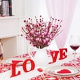 thumbnail image 4 of Valentine‘s Day Picks, 6in Heart Shaped Berry Picks, Artificial Pink Berry Stems Heart Berry Branches for Valentine‘s Day Wedding Anniversary Decor, 4 of 5