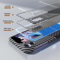 thumbnail image 5 of For Oppo Find N2 Flip 5g Cell Phone Case Carbon Fiber Texture Leather+pc Folding Cover, 5 of 5