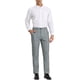 thumbnail image 2 of Pantalones de hombre INSPIRE CHIC de cuadros, corte regular, frente plano, elásticos, a rayas, 38 gris y negro, 2 of 7