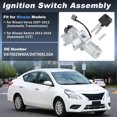 thumbnail image 2 of Cilindro de bloqueo de encendido Unique Bargains No.D8700ZW80A/D8700EL50A para Nissan Versa 2007-2012 para Nissan Sentra 2013-2019 cilindro de interruptor de encendido con 2 llaves, 2 of 7