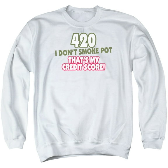 - 420 Credit Score - Crewneck Sweatshirt - X-Large