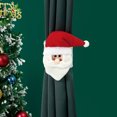 thumbnail image 3 of FELTECHELECTR 4 alzapaños navideños con hebillas para cortinas, diseño de Papá Noel, muñeco de nieve, alce y pingüino, 3 of 6