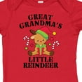 thumbnail image 4 of Inktastic Christmas Great Grandma's Little Reindeer with Candy Canes Boys or Girls Baby Bodysuit, 4 of 5