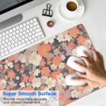 thumbnail image 4 of Long Mouse Pads for Desk,Pioneer Flower Floral Print Pattern Desk Mats on Top Of Desks, Desk Mouse Pad Extra Large with 3mm Non-Slip Base and Stitched Edge for Gaming,Office,Work,Home 31.5"x15.7", 4 of 6