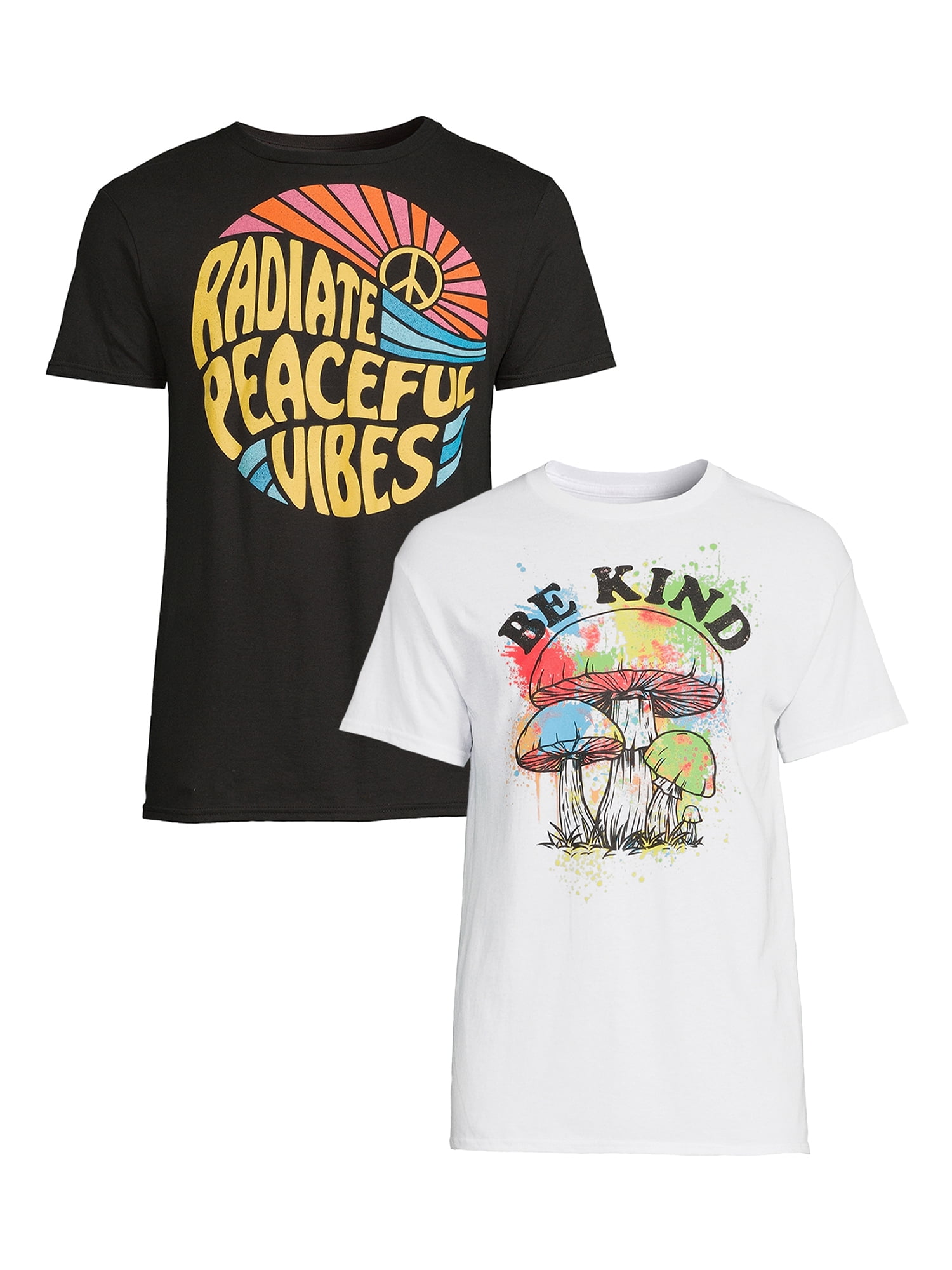 Mad Engine Men's and Big Men's Graphic Message Tee 2-Pack, Sizes S-3XL