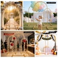 thumbnail image 6 of Sunifier Metal Wedding Arch Backdrop Stand Set of 3 (6ft,6.6ft,7.2ft) with 2 Table Runners, Gold Arch Stand Frame for Birthday Party Wedding Baby Shower Decoration (Gold, 6ft+6.6ft+7.2ft), 6 of 15