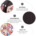 thumbnail image 4 of 6pcs Reusable Sanitary Pad Menstrual Pads Sanitary Napkins Light Incontinence Pads Cotton Cloth Pads for Heavy Flow Overnight Postpartums, 4 of 8