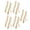 Brass, variant on Nieyigj 10 Set Vintage Copper Lid Support Hinges Bronze Color for Wood Cabinets Jewelry Boxes Display Cases 2.64 inches / 6.7 cm