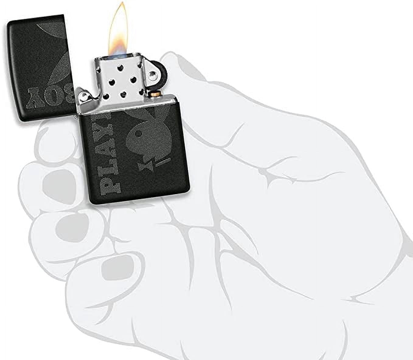 Zippo Playboy Black Matte Windproof lighter 49342