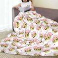 thumbnail image 6 of Pofeuu Avocado Lovers Print Ultra-Soft Micro Fleece Blanket,for Bed Or Sofa,All Season Throw Blankets Flannel Blanket-80"x60", 6 of 7