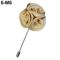 thumbnail image 2 of SmartBy Men's Lapel Rose Flower Stick Bar Brooch Pin Wedding Suit Accessory Jewelry Gift, 2 of 7