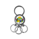 thumbnail image 1 of Emblema nacional del país del África central Llavero de metal de acero inoxidable Llavero Anillo de cadena Llavero, 1 of 3