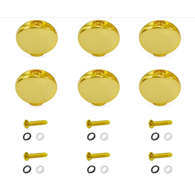 6Pcs Electric Guitar Tuning Peg, Metal Peg Handle For Folk Electric Guitar Replacement