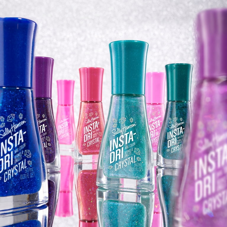 Sally Hansen Insta-Dri Nail Polish, Crystal Collection, Ruby