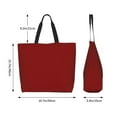 thumbnail image 5 of Naloa Maroon Tote Bag for Women Large Capacity Shoulder Bag for College Work Travel Shopping, 5 of 8