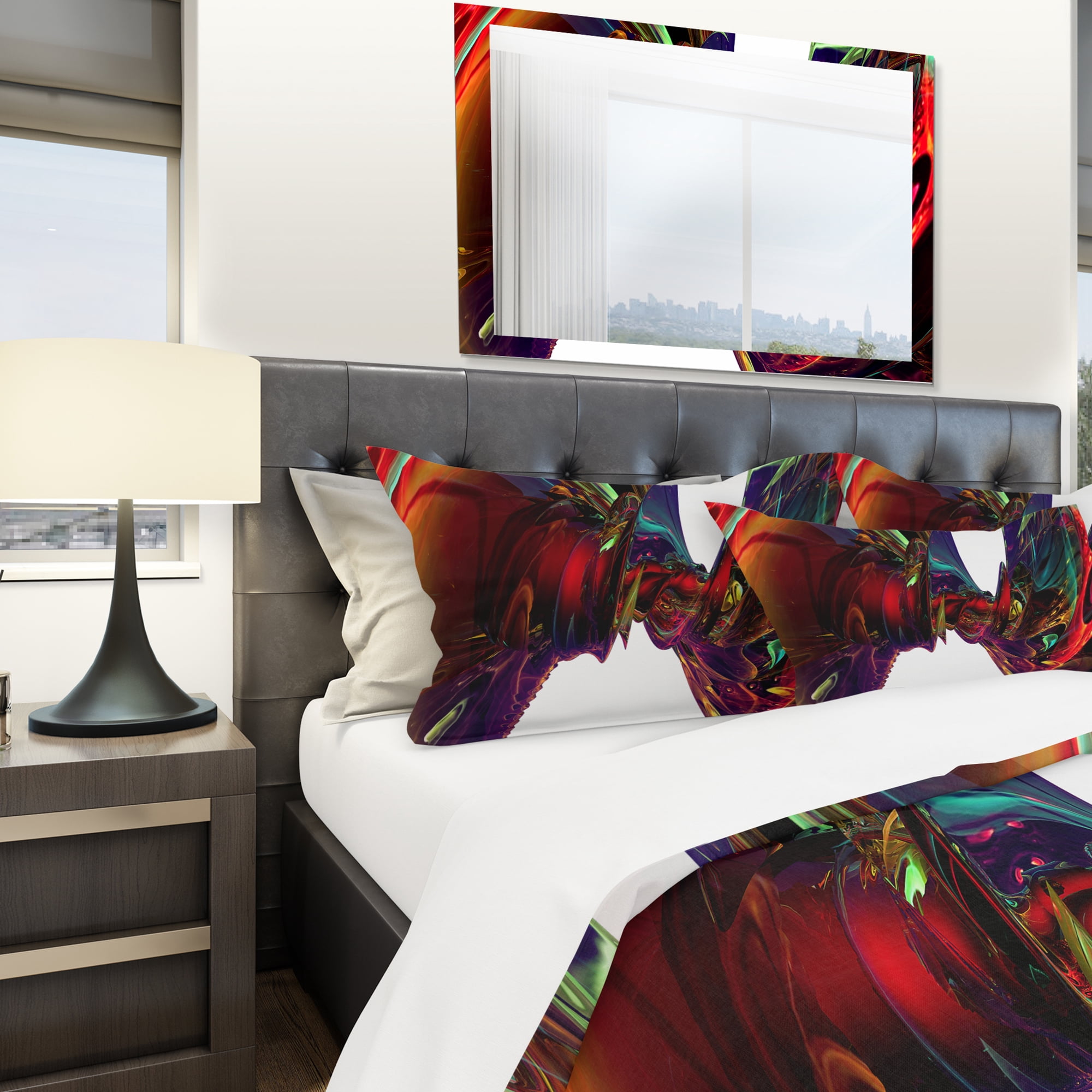 Designart 'Into The Center' Modern & Contemporary Duvet Cover Set