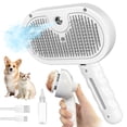 thumbnail image 1 of Cepillo Deslanador 3 en 1 para Gatos y Perros - Peine con Vapor y Función de Autolimpie Antistático, 1 of 7
