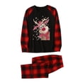 thumbnail image 3 of Pijamas Navideños Para La Familia Trajes A Juego Conjunto Cálido Impreso Ropa Para El Hogar Conjunto de Mamá de Dos Piezas Odeerbi ODB189402, 3 of 8