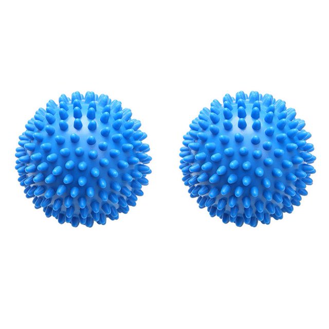 Bola de lavandería de 6,5 cm, herramientas de limpieza reutilizables de PVC, accesorios para secadora de ropa, 2 uds. JShteea Libre de BPA