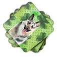 thumbnail image 2 of East-European Shepherd St Patricks Foam Coaster Set of 4 Green, 2 of 3