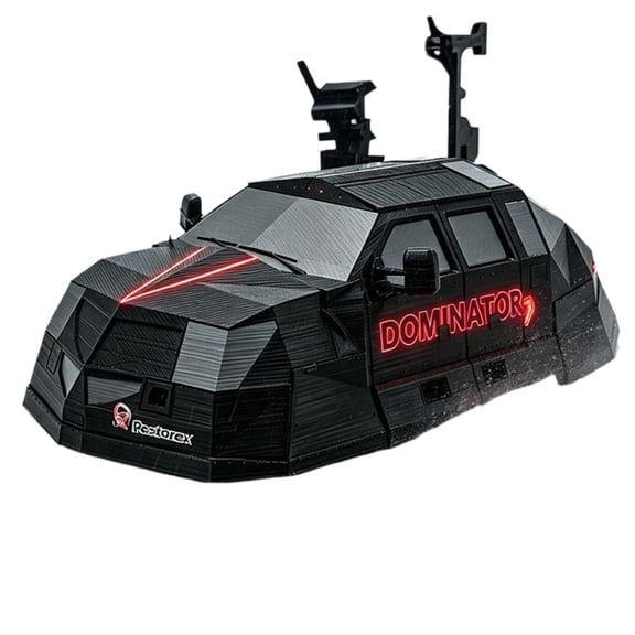 TIV2 Tornado Intercept Vehicle Static Model, Storm Chasers Storm Truck Replica with Deployable Wind Skirts, Desktop Science Collectible for Hobbyists