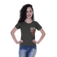 thumbnail image 1 of Moomaya T-shirt Col Rond pour Femmes Manches Courtes Poche à Sequins - ZU, 1 of 6