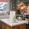 thumbnail image 5 of Metal Hanging Tree-Shaped Wind Decorations - Festive Garden Spinners with Red & White Star Patterns Perfect for Holiday Yard Decor, 5 of 7