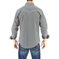 thumbnail image 4 of Camisa Vaquera Wrangler Hombre Manga Larga 26M azul marino M, 4 of 6