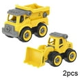 thumbnail image 2 of Godderr 2PCS Baby Kids Construction Car Toys Boys Car Toys Hands-On Brain Set Toys 3-9 Year Interactive Toys Car, 2 of 8
