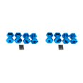 thumbnail image 3 of Tholdsy Adaptador de cubo hexagonal de rueda de 12 mm para 1/12 ECX RGT136100 apto para 1/12 ECX RGT136100 con rueda hexagonal de 12 mm azul azul 2Conjunto, 3 of 6