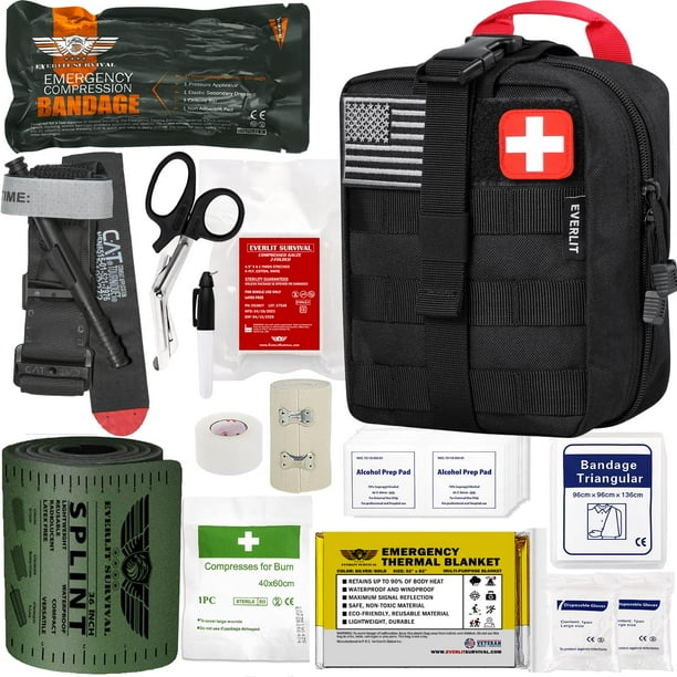 Kit de Emergencia Traumática EVERLIT CAT GEN-7 Torniquete y Férula de 91 cm