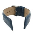 thumbnail image 4 of Hadley-Roma Men's MSM898RF-220 22mm Blue Alligator Grain Leather WatchStrap, 4 of 4