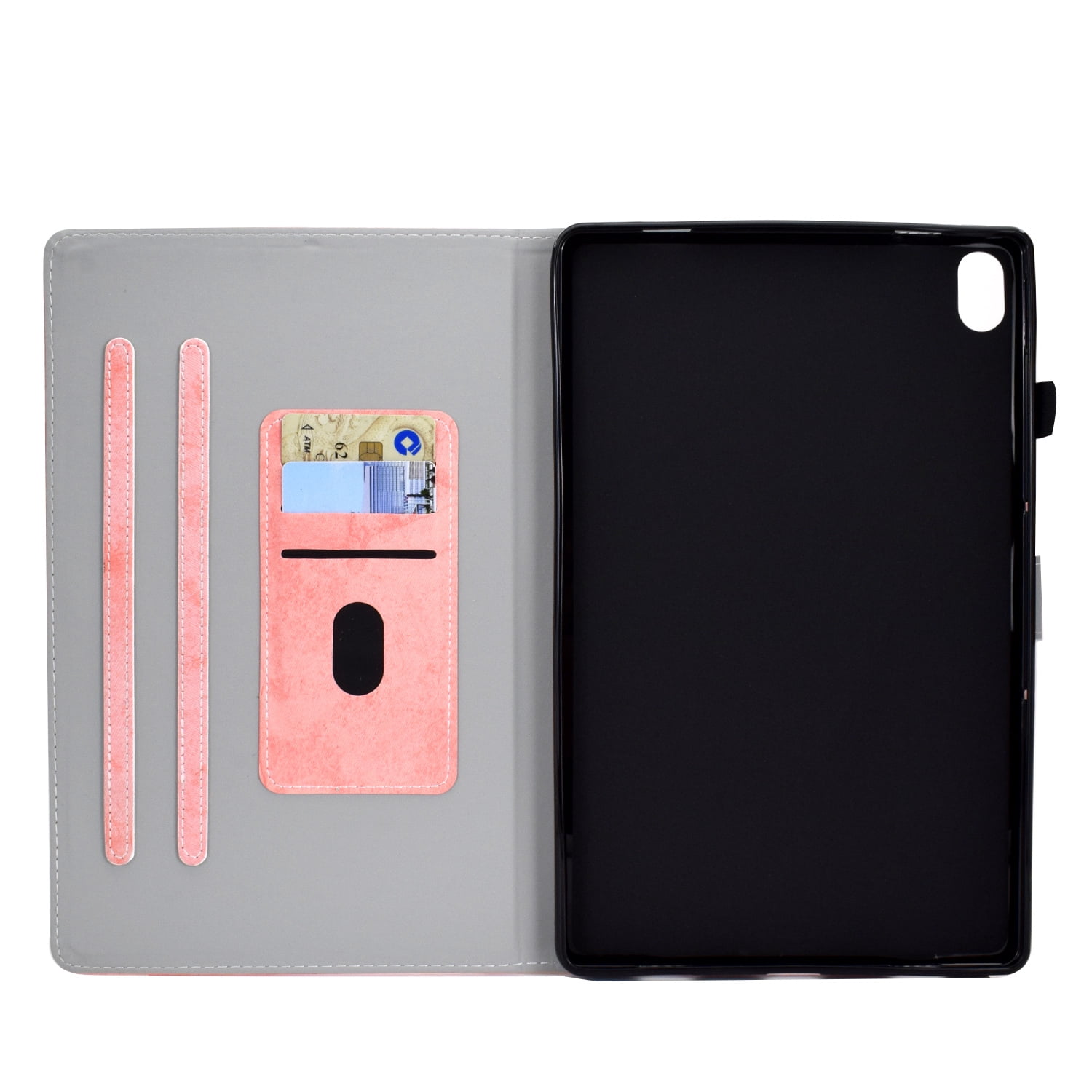 Dteck for New iPad 10th Generation Case 10.9 Inch 2022, Premium Leather Business Folio Stand Cover with Built-in Apple Pencil Holder - Auto Wake/Sleep and Multiple Viewing Angles, Pink