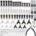 thumbnail image 1 of Kit de reparación de cremalleras YaHoga 143 piezas para bolsos, chaquetas, tiendas de campaña, 1 of 7