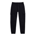 thumbnail image 6 of uublik Boys Girls Pants Size 4T-13 Kids Cargo Pants Elastic Waist Lightweight Outdoor Jogger Pants Black, 6 of 6